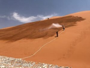 Sand Mitigation Project around Aramco Facilities