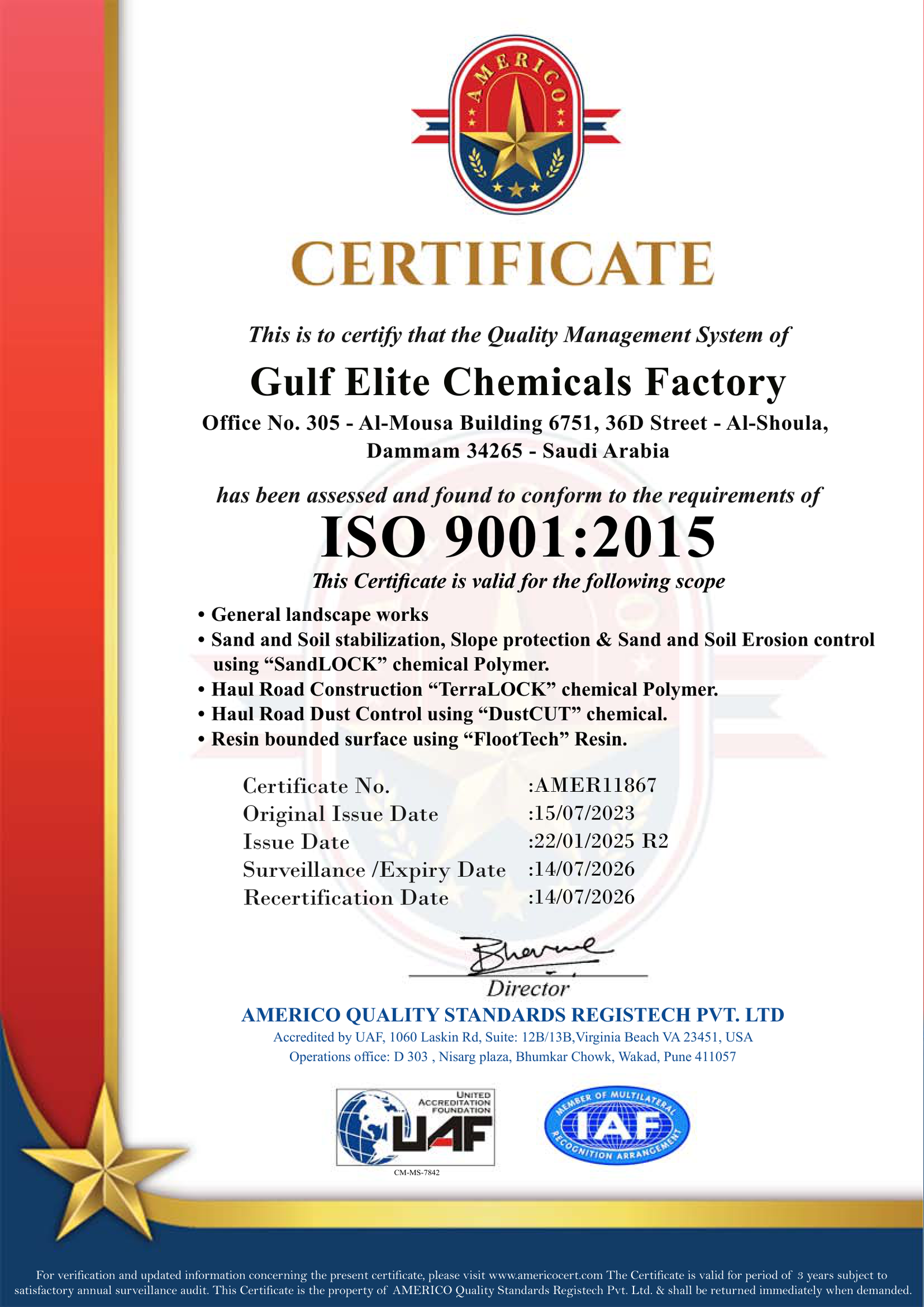 ISO 14001:2015 — Environmental Management System